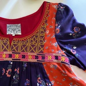 Anthropologie Embroidered Floreat Swing Top, 6